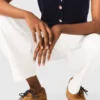 Boat-Schuhe mit Plateau aus Wildleder Boat-Schuhe mit Plateau aus Wildleder