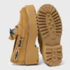Boat-Schuhe mit Plateau aus Wildleder Boat-Schuhe mit Plateau aus Wildleder