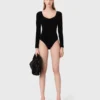 Body mit Samt- und Korsettdetails Body mit Samt- und Korsettdetails