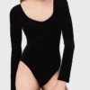 Body mit Samt- und Korsettdetails Body mit Samt- und Korsettdetails