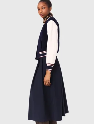 Bomberjacke aus Mischgewebe