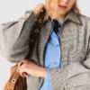 Bomberjacke mit Karomuster Bomberjacke mit Karomuster