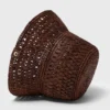 Bunter Bucket-Hut aus natürlicher Raffia Bunter Bucket-Hut aus natürlicher Raffia