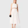 Crop-Top aus Taft mit verziertem Kragen Crop-Top aus Taft mit verziertem Kragen