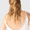 Crop-Top aus Taft mit verziertem Kragen Crop-Top aus Taft mit verziertem Kragen