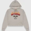 Cropped-Sweatshirt mit gesticktem Logo Cropped-Sweatshirt mit gesticktem Logo