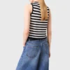Denim-Bermudashorts