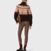 Fair-Isle-Pullover mit hohem Kragen Fair-Isle-Pullover mit hohem Kragen