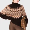 Fair-Isle-Pullover mit hohem Kragen Fair-Isle-Pullover mit hohem Kragen
