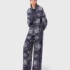Fließende Hose mit Bandana-Print Fließende Hose mit Bandana-Print