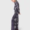 Fließende Hose mit Bandana-Print Fließende Hose mit Bandana-Print
