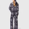 Fließende Hose mit Bandana-Print Fließende Hose mit Bandana-Print