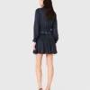 Fließendes Hemdkleid mit Nieten