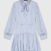 Fließendes Hemdkleid mit Nieten