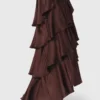 Fließendes Maxikleid mit Rüschen