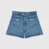 Geflochtene Jeansshorts Geflochtene Jeansshorts