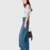 Geflochtene Schlagjeans Geflochtene Schlagjeans