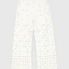 Gehäkelte Hose mit Spiegeln Gehäkelte Hose mit Spiegeln