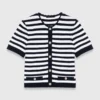 Gehäkelte kurze Strickjacke Gehäkelte kurze Strickjacke