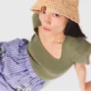 Gehäkelter Raffia-Bucket-Hat