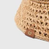 Gehäkelter Raffia-Bucket-Hat