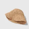 Gehäkelter Raffia-Bucket-Hat