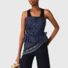 Gemustertes Bustier-Top