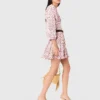 Gemustertes Plisseekleid