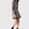 Gemustertes Plisseekleid Gemustertes Plisseekleid
