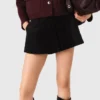 Gerad geschnittene Plissee-Shorts Gerad geschnittene Plissee-Shorts