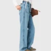 Gerade Jeans mit Ketten Gerade Jeans mit Ketten