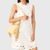 Gespiegeltes Häkelkleid