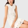 Gespiegeltes Häkelkleid