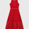 Gespiegeltes Häkelkleid