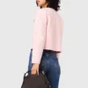 Gesteppte, kurz geschnittene Strickjacke Gesteppte, kurz geschnittene Strickjacke