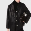 Gesteppte Lederjacke Gesteppte Lederjacke