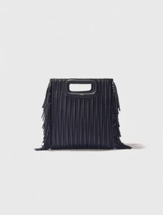 Gesteppte M Bag aus Leder