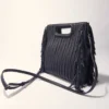 Gesteppte M Bag aus Leder Gesteppte M Bag aus Leder