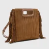 Gesteppte M Bag aus Wildleder Gesteppte M Bag aus Wildleder