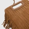 Gesteppte M Bag aus Wildleder Gesteppte M Bag aus Wildleder