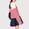 Gestreifter Pullover aus Rippstrick Gestreifter Pullover aus Rippstrick