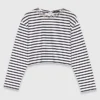 Gestreiftes Langarm-T-Shirt