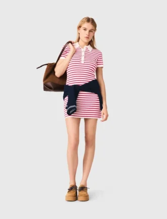 Gestreiftes Polokleid