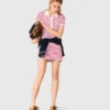 Gestreiftes Polokleid