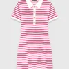 Gestreiftes Polokleid