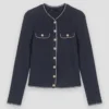 Gestrickte Strickjacke