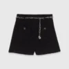 Glänzende Tweed-Shorts Glänzende Tweed-Shorts