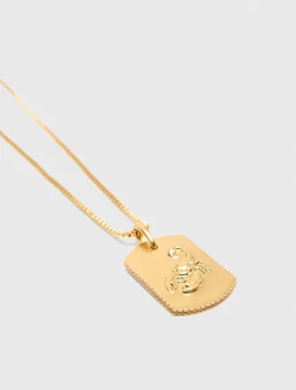 Halskette mit Sternzeichen-Plakette Halskette mit Sternzeichen-Plakette