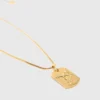 Halskette mit Sternzeichen-Plakette