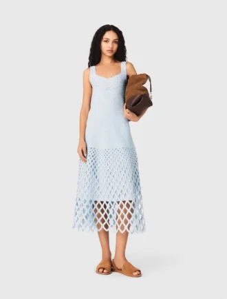 Häkelkleid mit herausnehmbarem Futter
